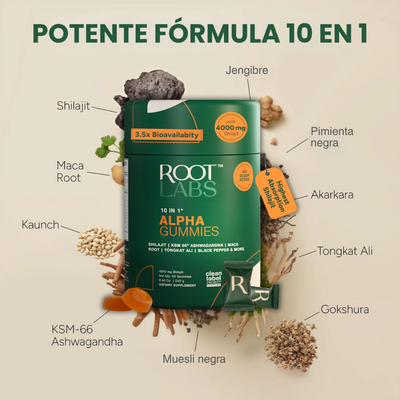 Gomitas ALPHA - Potencia Masculina y Energía Extrema